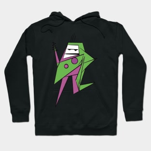 Zap the robot purple and green Hoodie